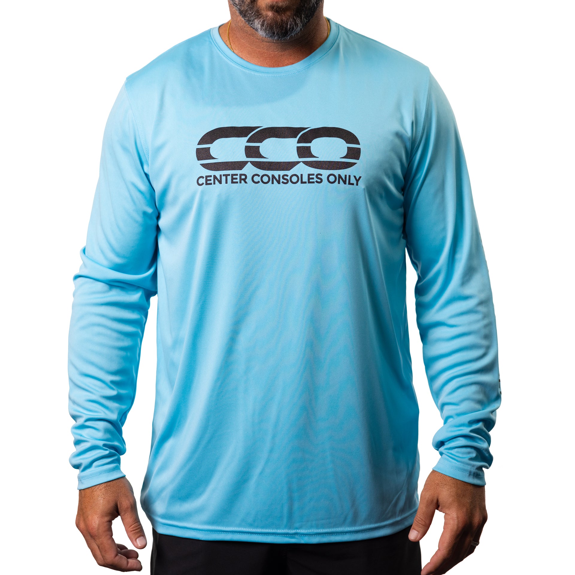 CCO Performance Topography Water Blue Long Sleeve