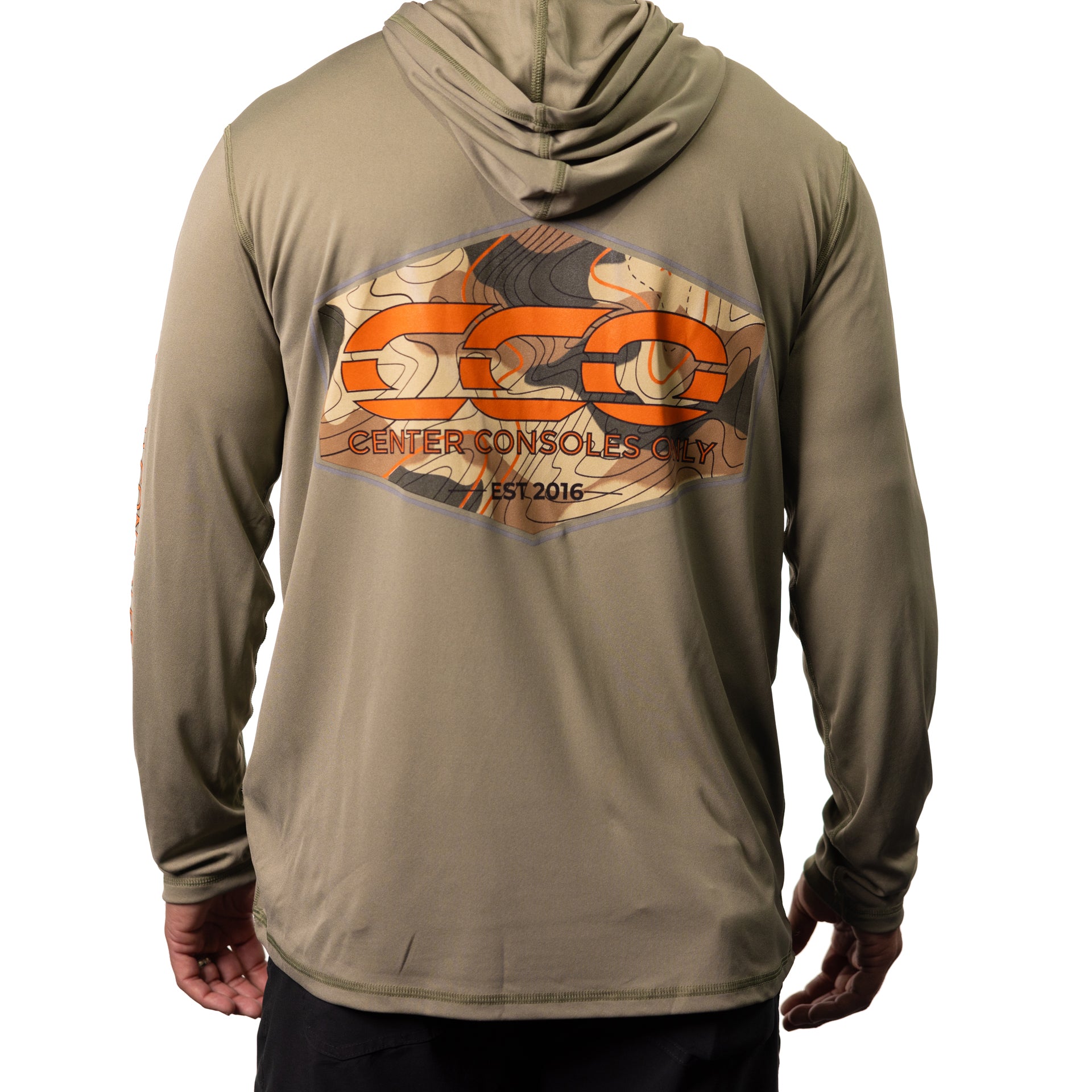 CCO Performance Topography Green Hoodie