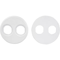 Sea-Dog 4" Gauge Power Socket Adapter Mounting Plate - White [426104-1]