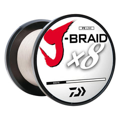 Daiwa J-BRAID x8 Braided Line - 40 lbs - 300 yds - White [JB8U40-300WH]