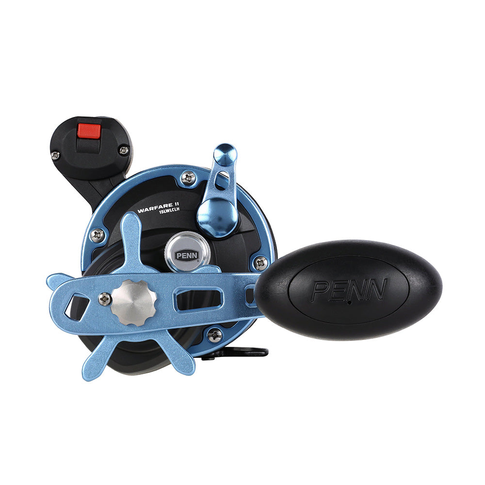 PENN WARII15LWLCLH Warfare II Level Wind 15 Left Hand Conventional Reel w/Line Counter [1639681]