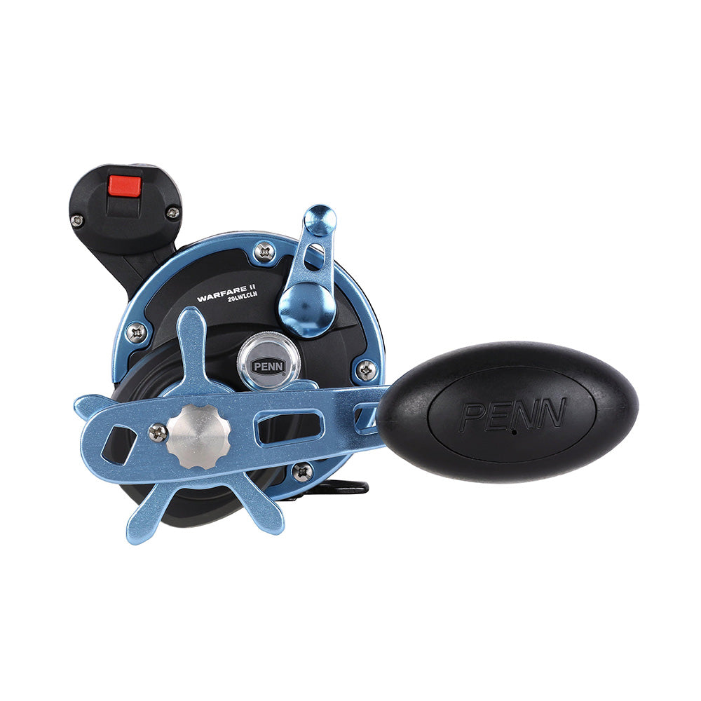 PENN WARII20LWLCLH Warfare II Level Wind 20 Left Hand Conventional Reel w/Line Counter [1639682]