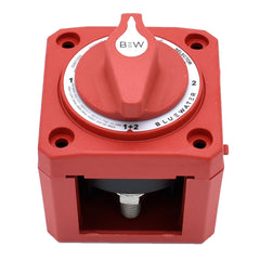 Bluewater Off/1/2/Both Battery Switch - Surface Mount - Red [9800-007-11]