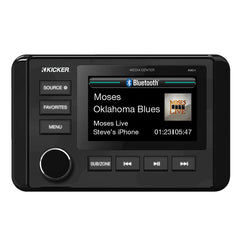 KICKER KMC4 Weather-Resistant Gauge-Style Media Center w/Bluetooth [51KMC4]