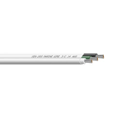 Sea-Dog 14/3 AWG Flat Triplex Wire - White/Green/Black - 100' [8014302]