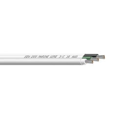 Sea-Dog 16/3 AWG Flat Triplex Wire - White/Green/Black - 100' [8016302]