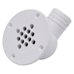 T-M Marine 90-Degree Cockpit Scupper Drain - White [CSD-92-DP]