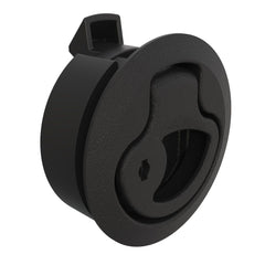 Southco Push-to-Close Latch, Medium Size, Key Locking, 2 - 7mm Grip, Plastic, Natural - Black [M1-41]