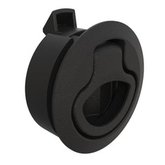 Southco Push-to-Close Latch, Medium Size, No Restriction, 7 - 12mm Grip, Plastic, Natural - Black [M1-62]