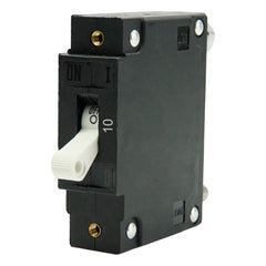Egis C Series White Toggle Panel Mount Circuit Breaker - Single Pole 10A [3501-010]
