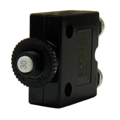 Egis 30A Push Button Panel Mount Circuit Breaker - Screw Terminals [4710-30]