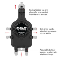 Ram Mount RAM Quick-Grip Pro Phone Holder w/Ball  Vibration Damper [RAM-HOL-PD5BVU]