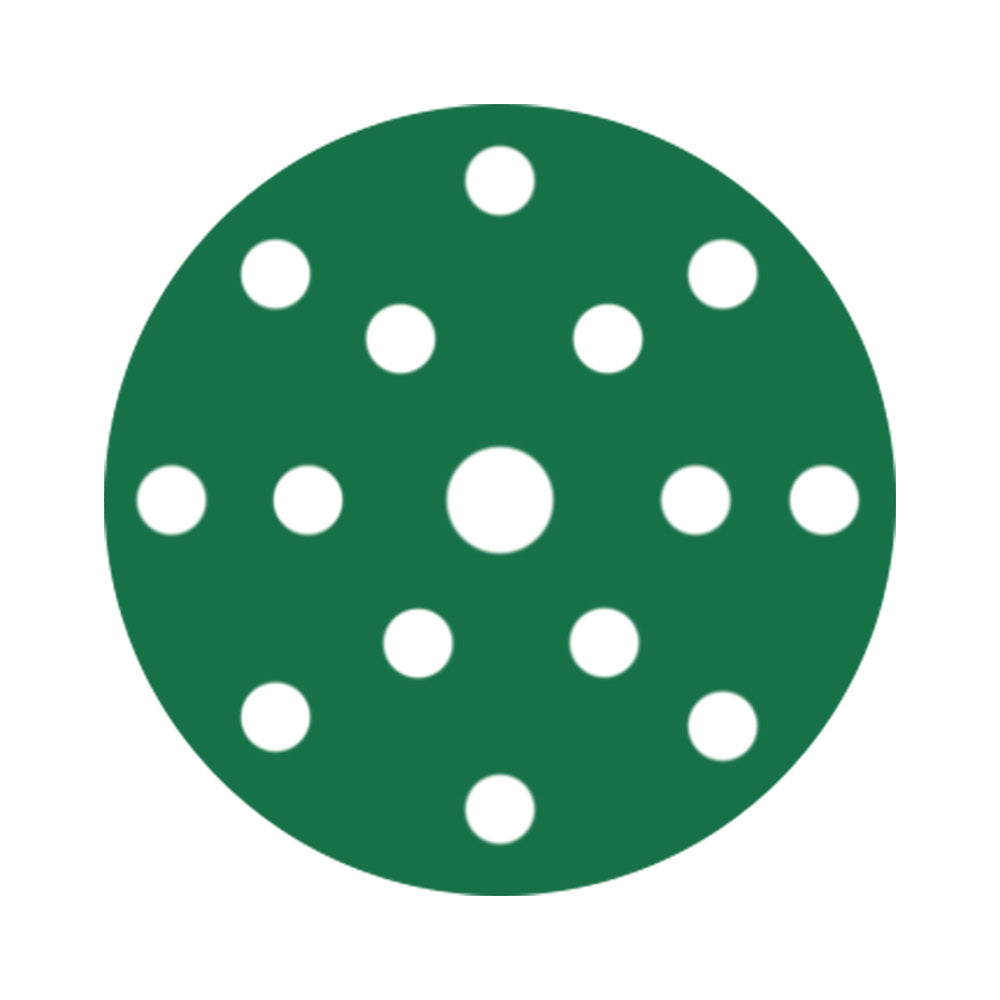 RUPES PROCUT Film Abrasive Discs 150mm (6") - 15 Holes - P120 Grit *Box of 50pcs [9.45FD120]