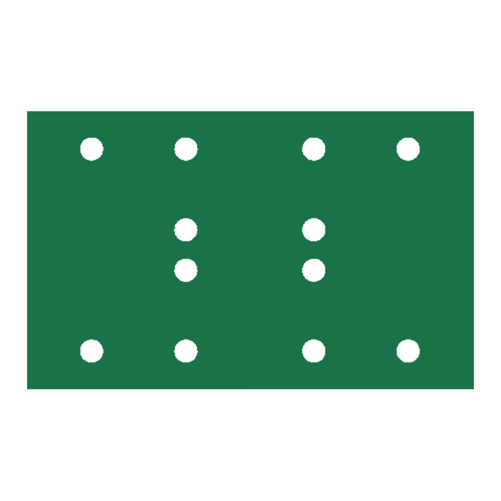 RUPES PROCUT Film Abrasive Sheet 80mm x130mm (3.15" x 5.1") - 12 Holes - P320 Grit *Box of 100pcs [9.45FB320]