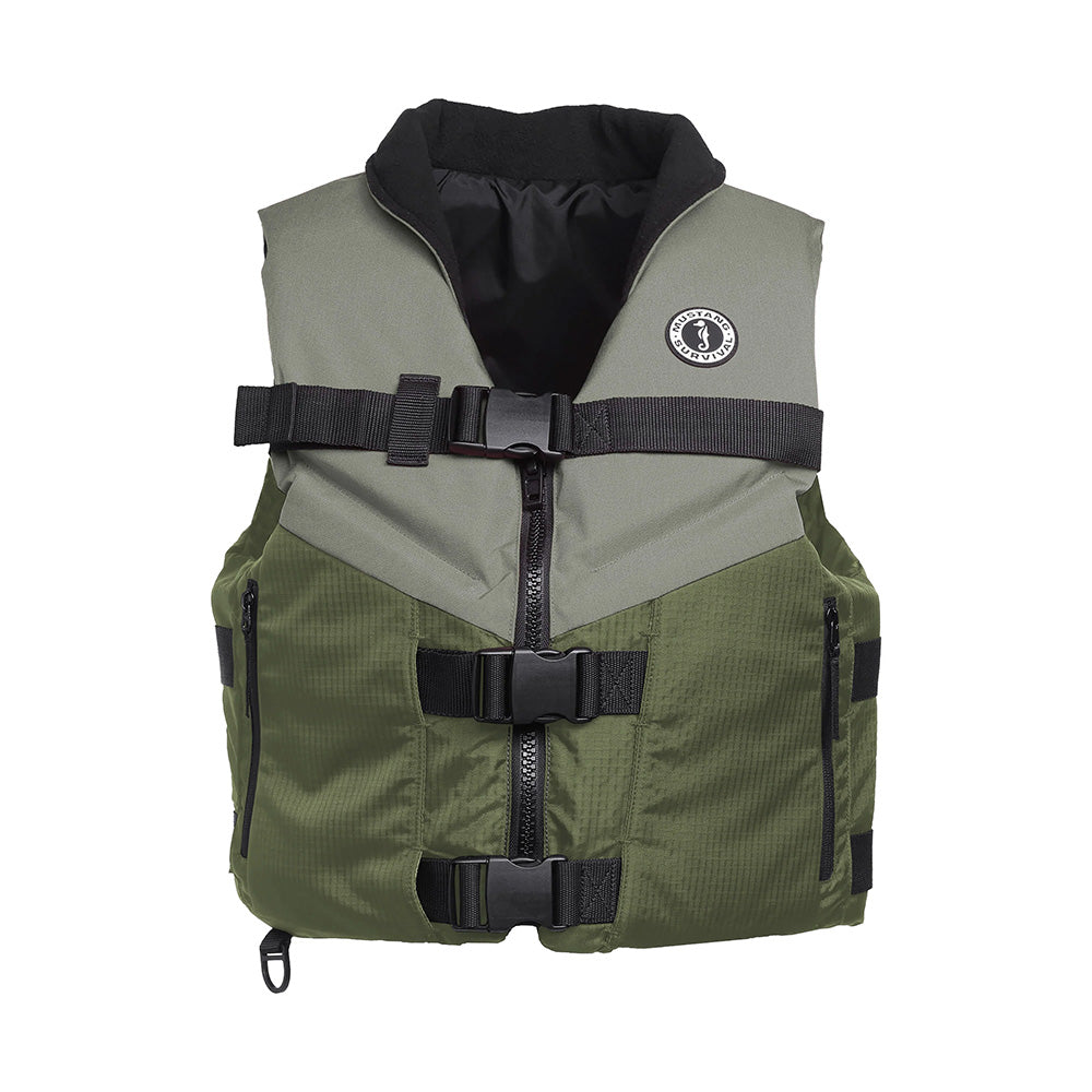 Mustang Accel Foam Vest - Green/Grey - XXXL [MV4627-833-XXXL]