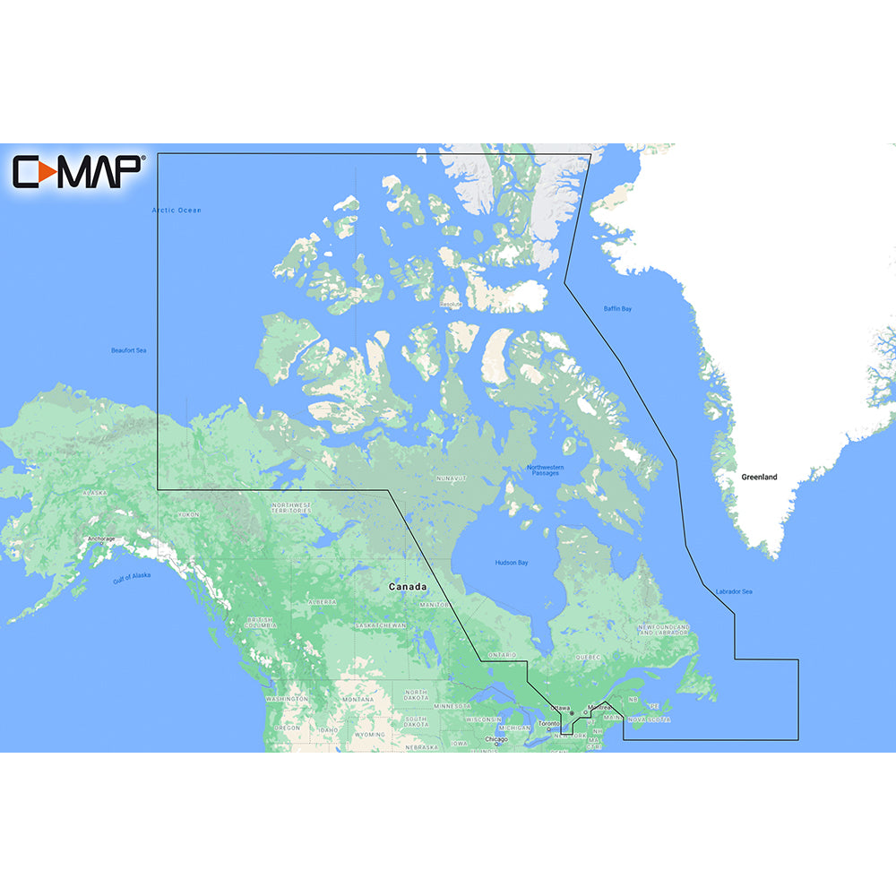 C-MAP M-NA-Y209-MS Canada North East REVEAL Coastal Chart [M-NA-Y209-M