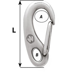 Wichard Safety Snap Hook - 75mm [2481W]