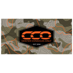 CCO Topography Microfiber Towel Green/Orange