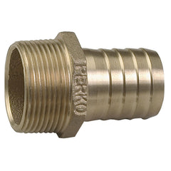 Perko 1" Pipe To Hose Adapter Straight Bronze MADE IN THE USA [0076DP6PLB]