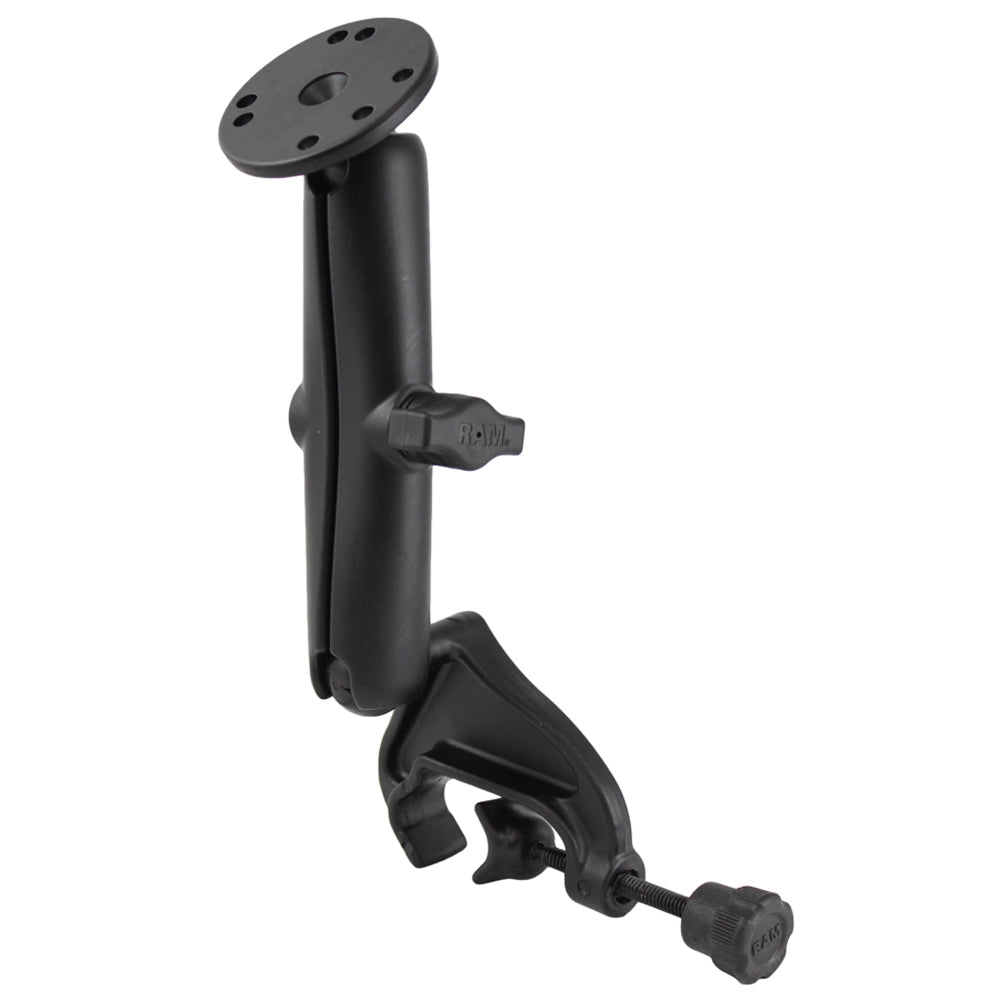 RAM Mount Yoke Mount Long Arm w/2.5" Round Base [RAMB121UC