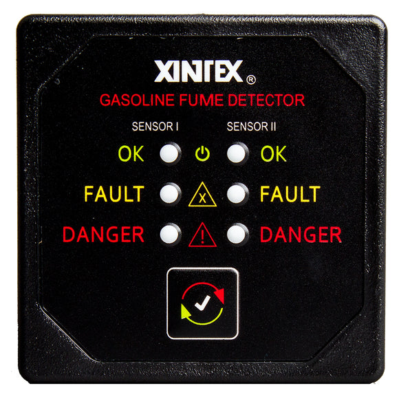 Fireboy-Xintex Gasoline Fume Detector w/Dual Channel - 12/24V [G-2B-R]