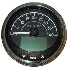 Faria 4" Tachometer (4000 RPM) J1939 Compatible w/o Pressure Port - Euro Black w/Stainless Steel Bezel [MGT059]