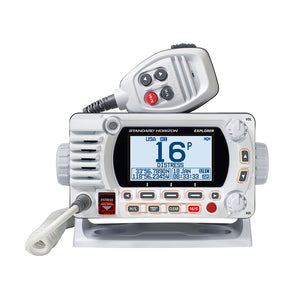 Standard Horizon GX1800G Fixed Mount VHF w/GPS - White [GX1800GW]