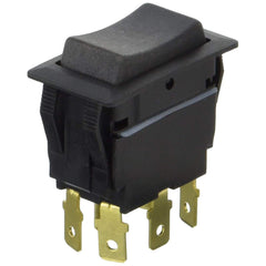 Cole Hersee Sealed Rocker Switch Non-Illuminated DPDT On-Off-On 6 Blade [58027-07-BP]