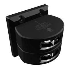Lopolight Series 301-106 - Double Stacked Stern Light - 3NM - Vertical Mount -White - Black Housing [301-106ST-B]
