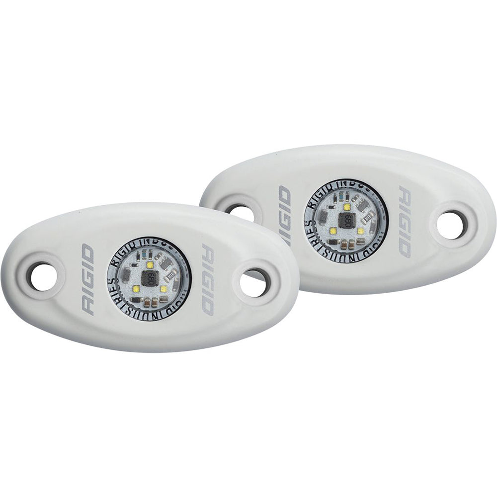 RIGID Industries A-Series White Low Power LED Light Pair - Cool White [482153]