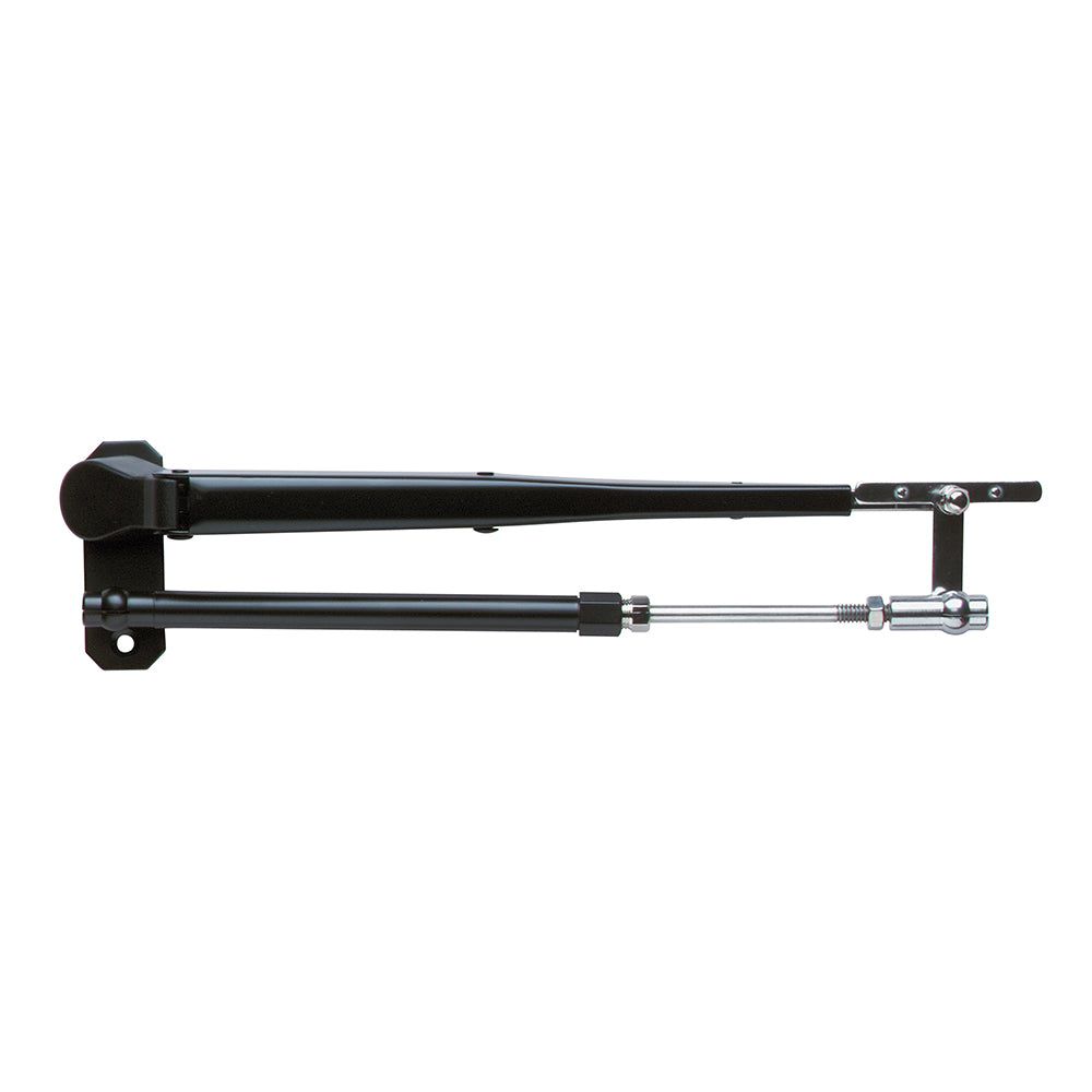 Marinco Wiper Arm Deluxe Black Stainless Steel Pantographic - 17"-22" Adjustable [33037A]