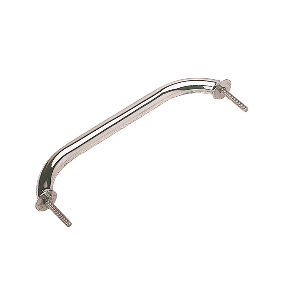 Stainless Steel Stud Mount Flanged Hand Rail w/Mounting Flange - 12" [254212-1]