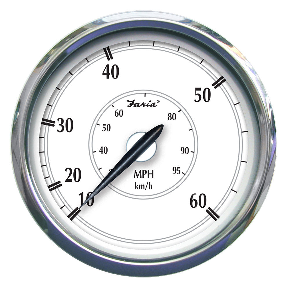 Faria Newport SS 5" Speedometer - 0 to 60 MPH [45009]