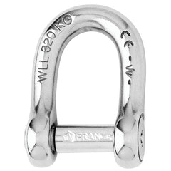 Wichard Self-Locking Allen Head Pin D Shackle - 6mm Diameter - 1/4" [01303]